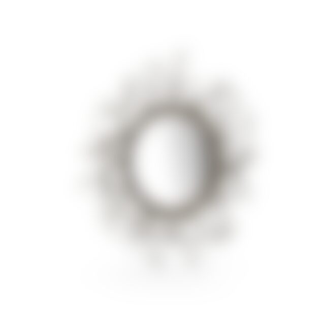 Round Twig Mirror